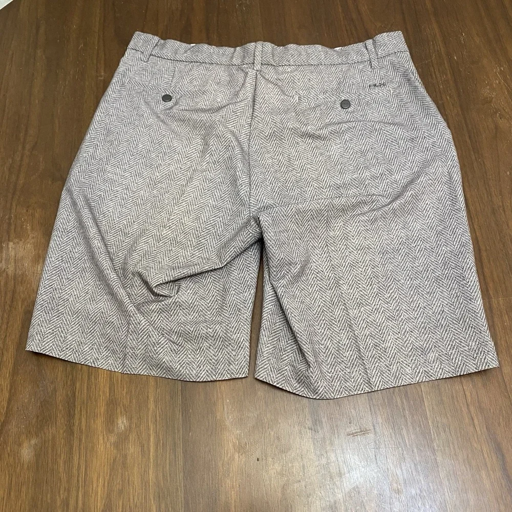 RLX Polo Ralph Lauren Shorts Men 36 Gray Khaki Stretch Classic Fit Chino Golf